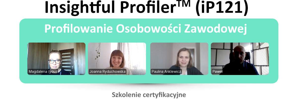 Marcowa grupa ekspertów HR już po certyfikacji z narządzia Insightful Profiler iP121