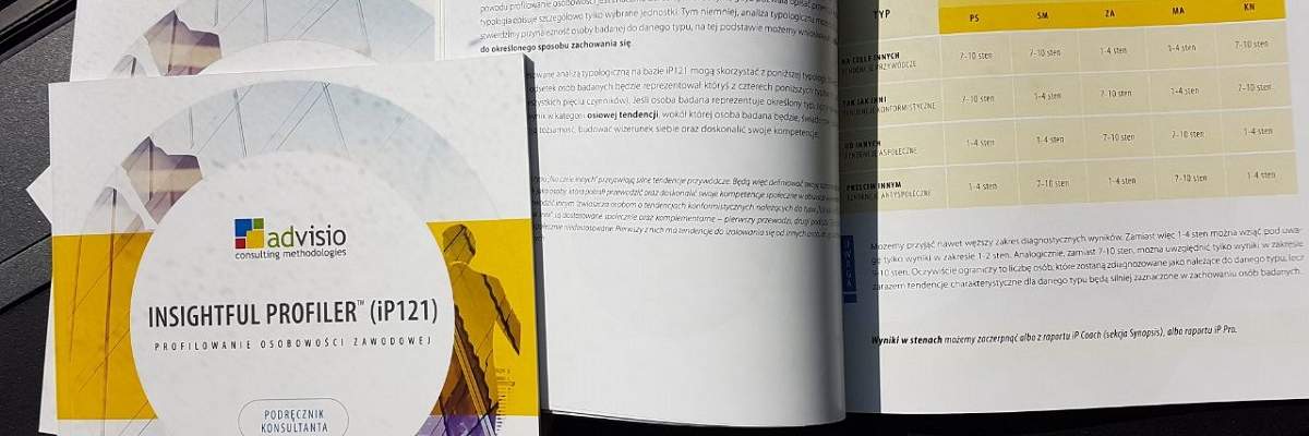 Certyfikacja z narzędzia Insightful Profiler iP121 - 19 marca 2020 - WARSZAWA
